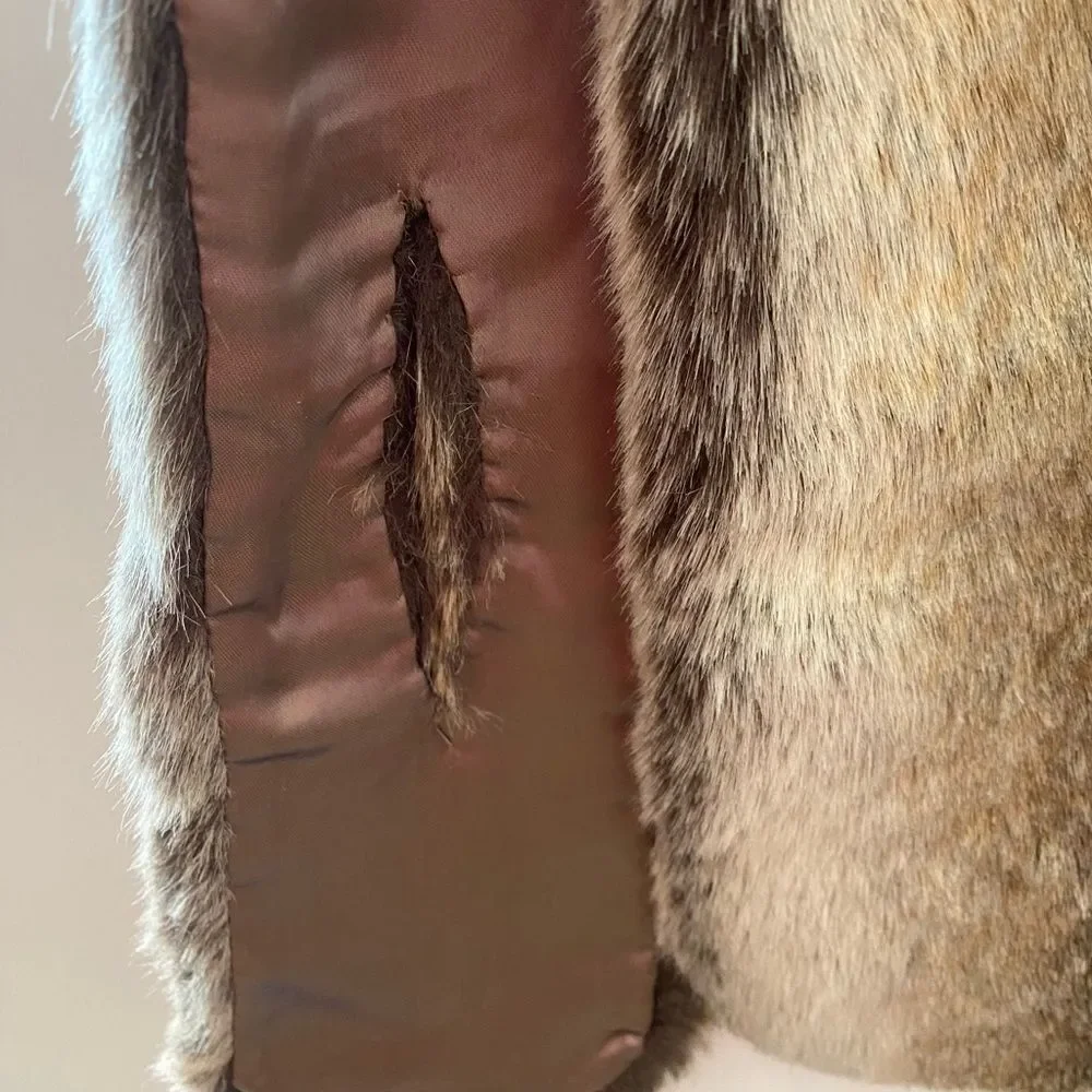 Daniele Meucci Faux Fur Woman’s Scarf